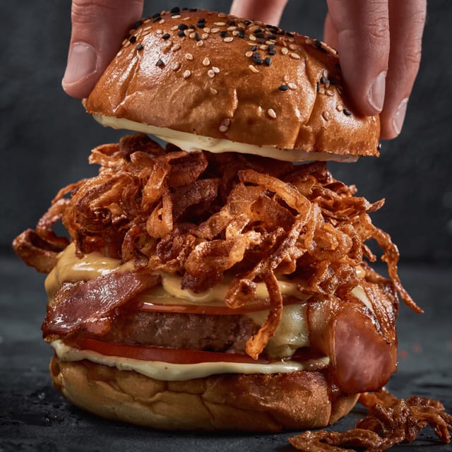 Black & Bleu Burger.